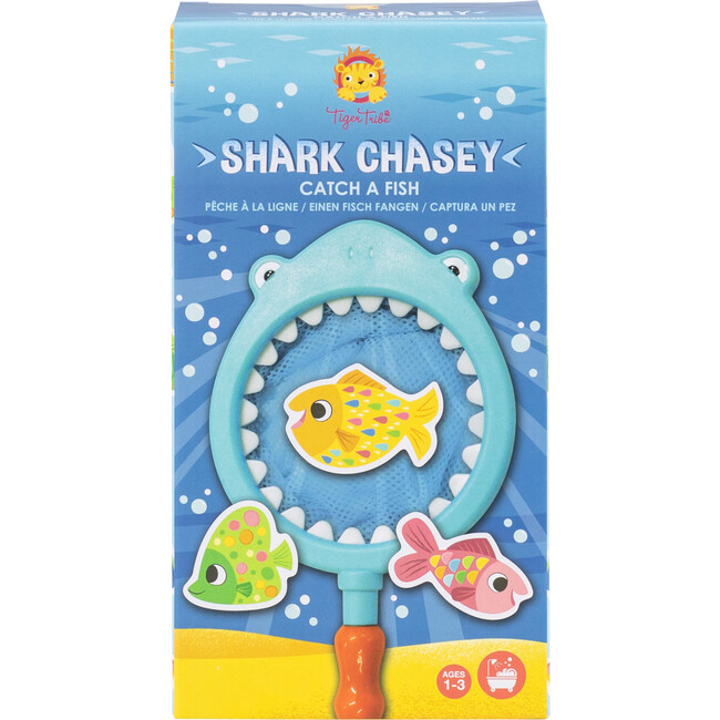 Tiger Tribe: Shark Chasey - Catch a Fish ECO - Fun Bath Time Toy - Bath Toys - 1