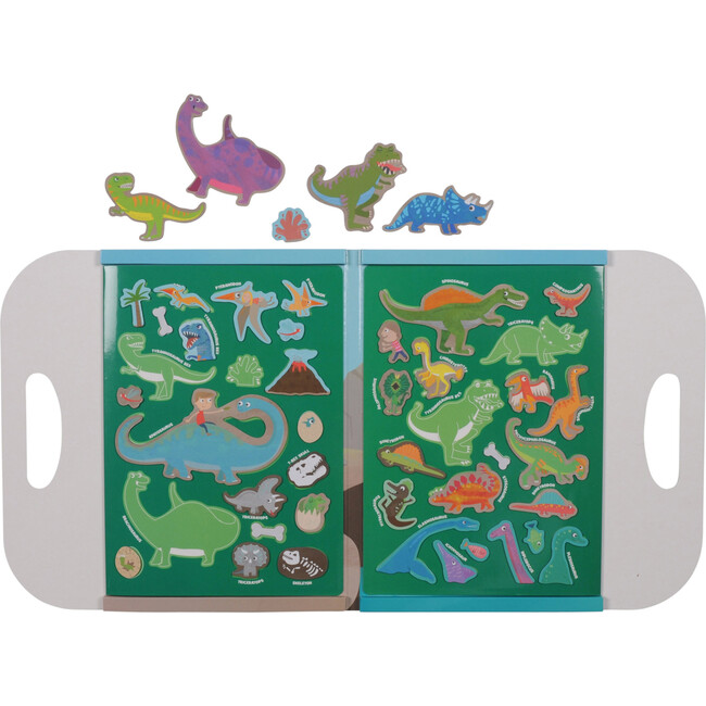 Tiger Tribe: Magna Carry - Dino World - Fold Out Magnetic Play Scene - Play Kits - 1