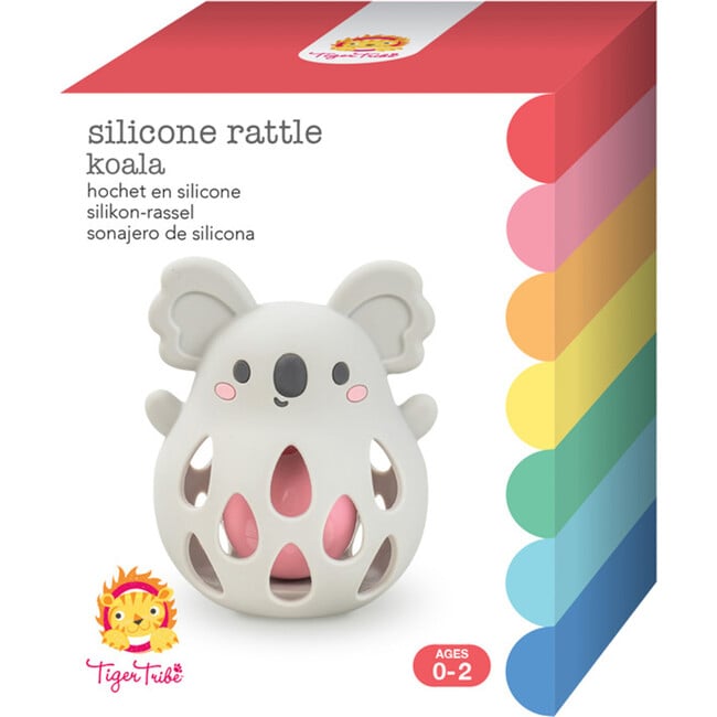 Tiger Tribe: Silicone Rattle - Koala Soothing Sensory Toy - Developmental Toys - 2