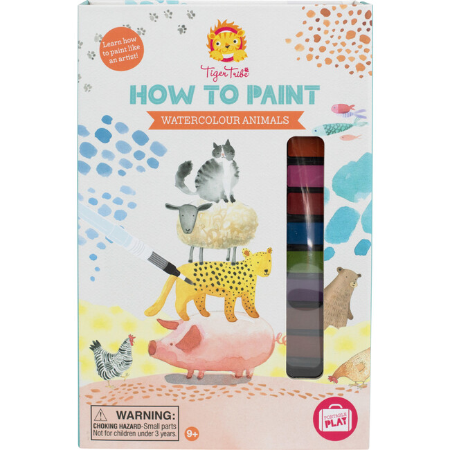 Tiger Tribe: How to Paint: Watercolor - Animals Step-By-Step Guide - Painting - 2