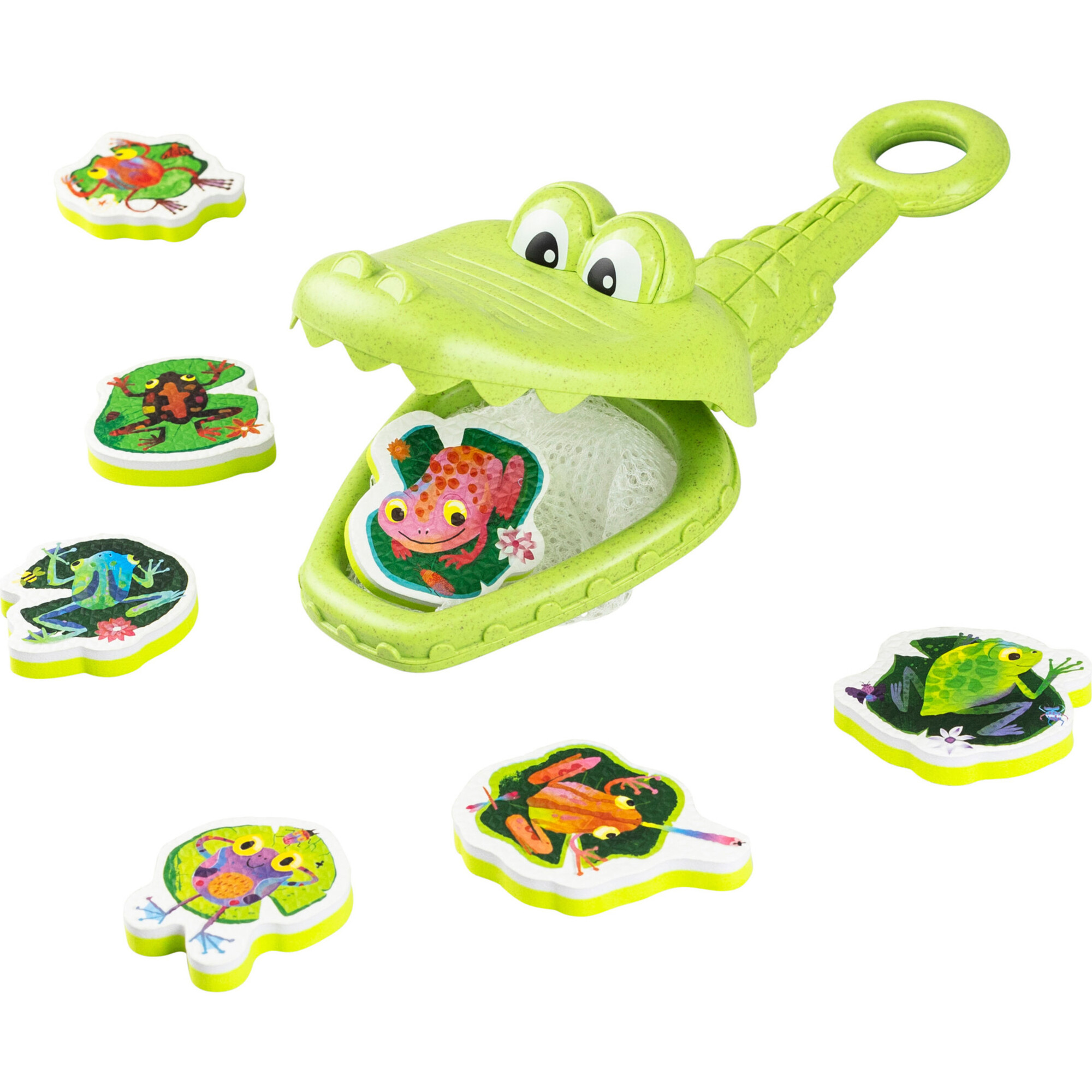 Tiger Tribe: Croc Chasey - Catch A Frog - Fun Bath Time Toy - Bath Toys - 1
