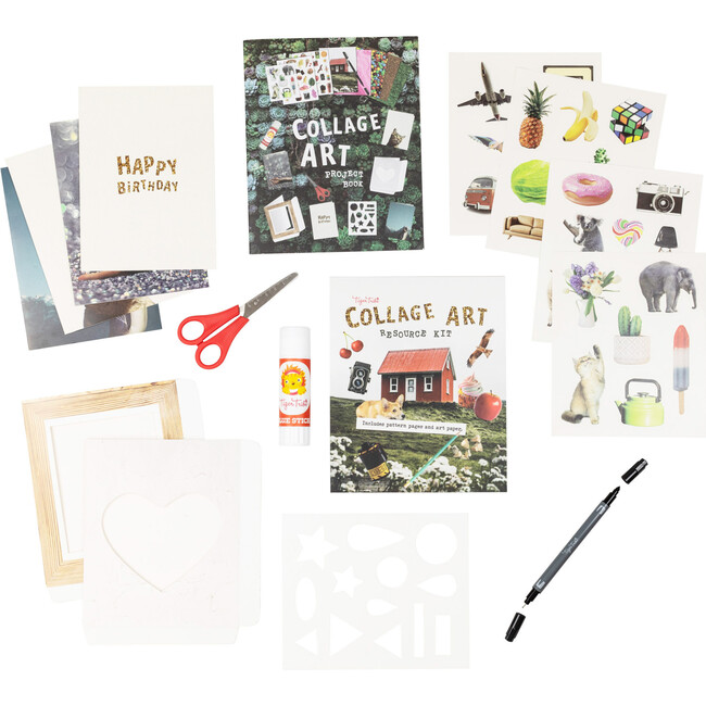 Tiger Tribe: Collage Art Set - All-In-1 Artist Kit