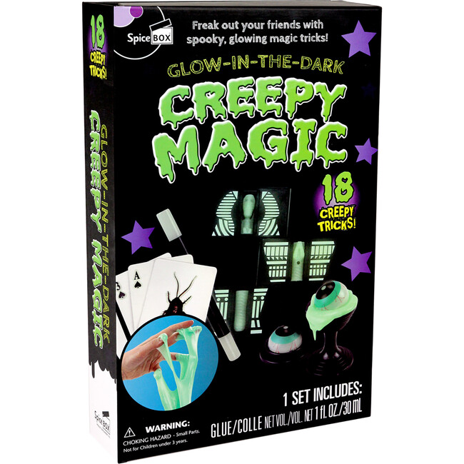 Play Box: Glow-In-The Dark Creepy Magic, Kids Ages 8+