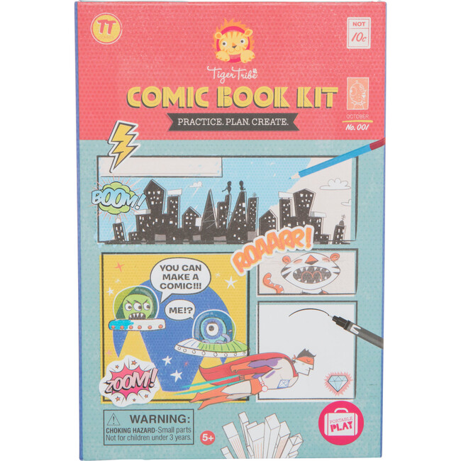 Tiger Tribe: Comic Book Kit - Practice-Plan-Create Drawing Set - Arts & Crafts - 2