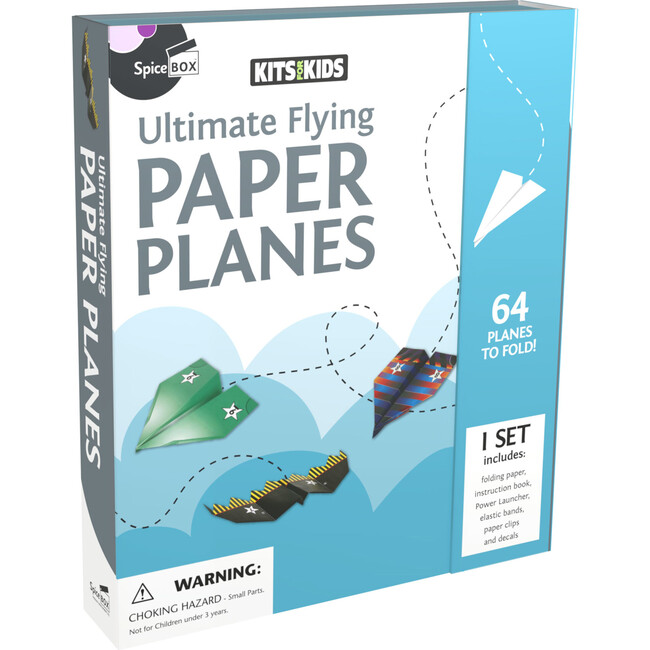 Kits For Kids: Ultimate Flying Paper Planes - Build & Fly Activity Set