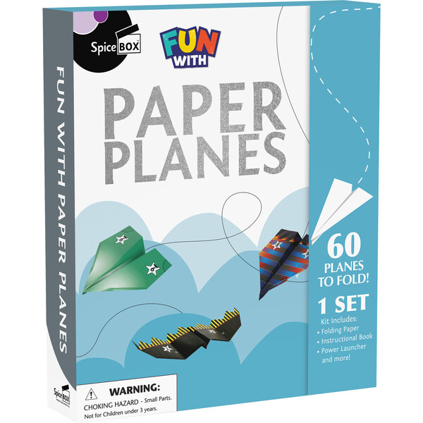 Fun With: Paper Planes - Build & Fly Activity Set - Spice Box Product ...