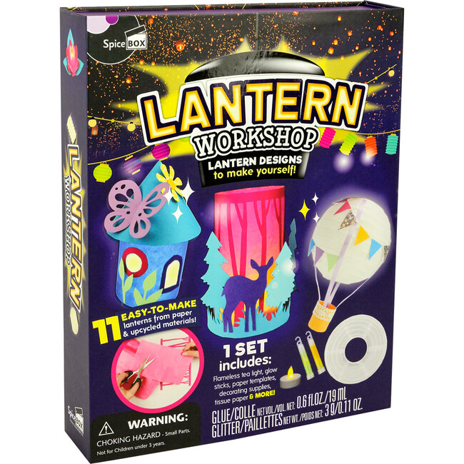 Make & Play: Lantern Workshop - DIY 11 Magical Glow Crafts Activity Set