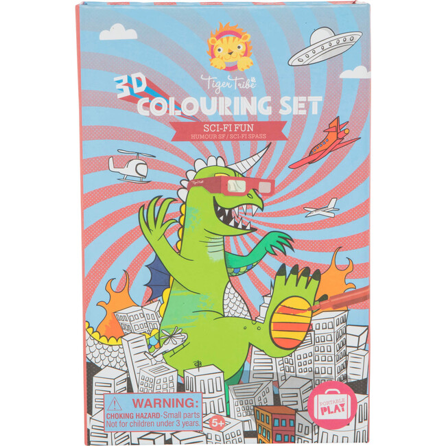 Tiger Tribe: 3D Coloring Set - Sci Fi Fun Activity Set - Coloring - 2