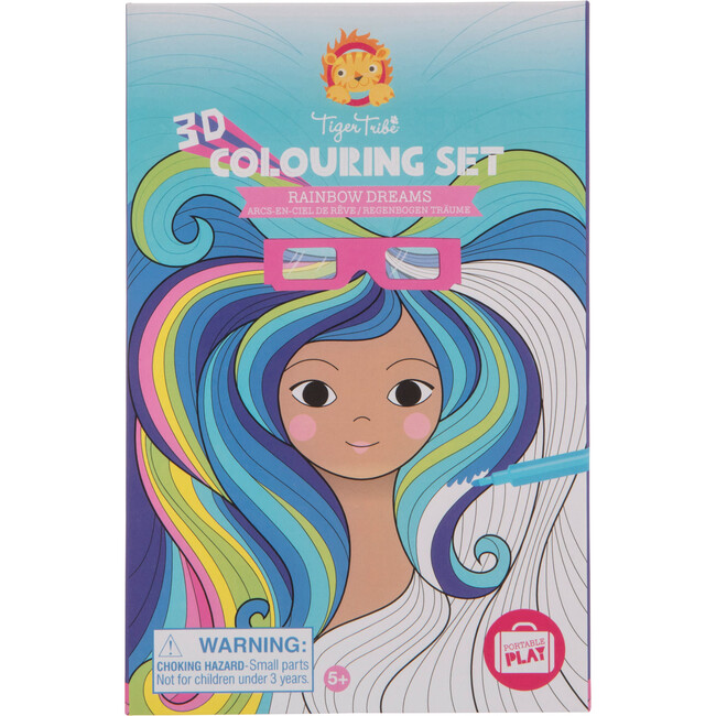 Tiger Tribe: 3D Coloring Set - Rainbow Dreams Activity Set - Coloring - 2