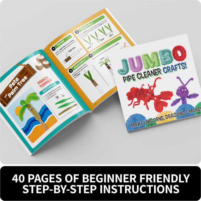 Make & Play: Jumbo Pipe Cleaner Crafts Activity Kit - Arts & Crafts - 4