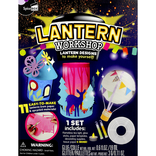 Make & Play: Lantern Workshop - DIY 11 Magical Glow Crafts Activity Set - Arts & Crafts - 5