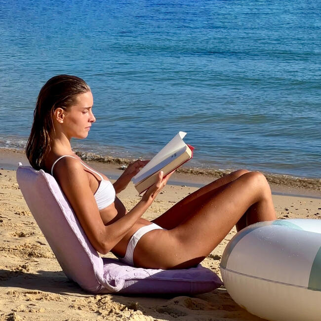 Sunnylife: Luxe Folding Seat - Rio Sun Pastel Lilac - BEACH TOYS - 2