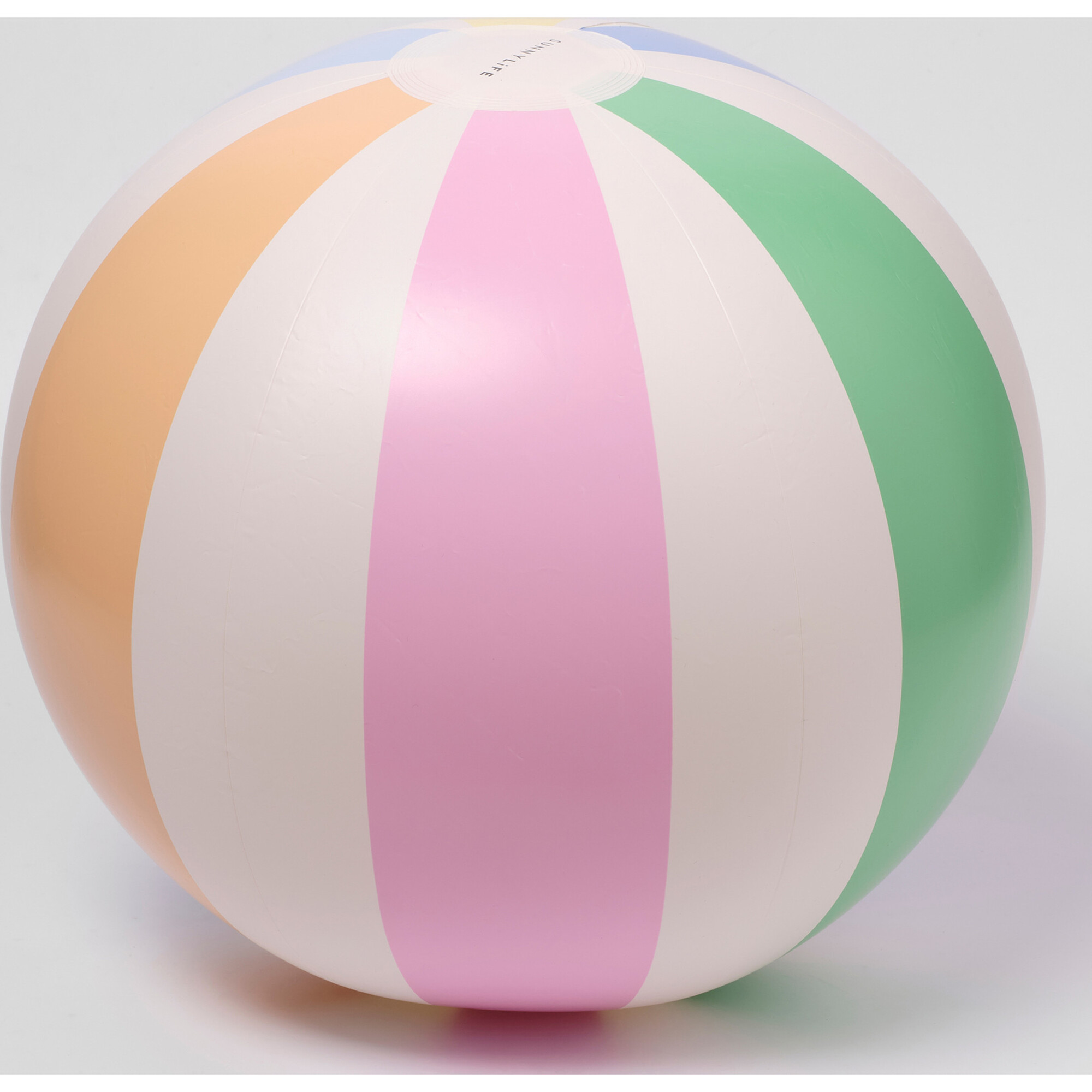 Sunnylife: Inflatable Beach Ball - Pool Side Pastel Gelato - 12.6" Water Play Ball - Pool Toys - 1
