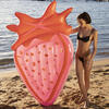 Sunnylife: Luxe Lie-On Float - Strawberry - Inflatable Pool Lounge - Pool Floats - 2