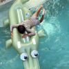 Sunnylife: Kids Lie-On Float - Cookie The Croc Khaki - Inflatable Pool Lounge - Pool Floats - 2