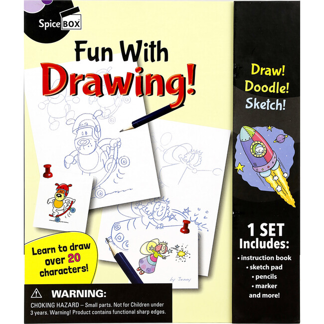 Fun With: Drawing - Learn To Draw Creative Art Activity Kit - Arts & Crafts - 6