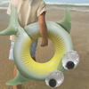 Sunnylife: Kiddy Pool Ring - Shark Tribe - Khaki Green, Inflatable Float - Pool Floats - 6