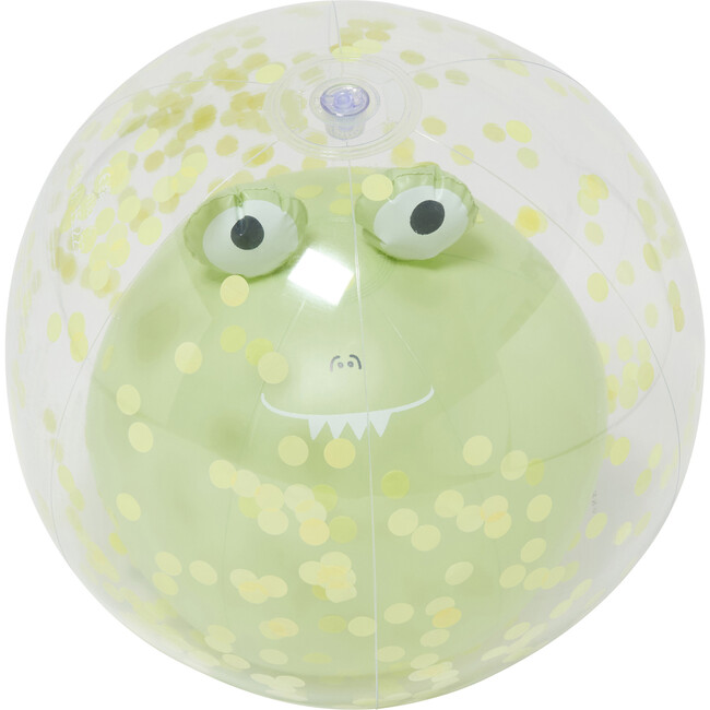 Sunnylife: 3D Inflatable Beach Ball - Cookie The Croc Light Khaki