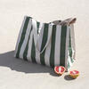 Sunnylife: Carryall Beach Bag - Vacay Olive Stripe - BEACH TOYS - 4