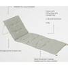 Sunnylife: Reclining Beach Chair - The Vacay Olive - BEACH TOYS - 6