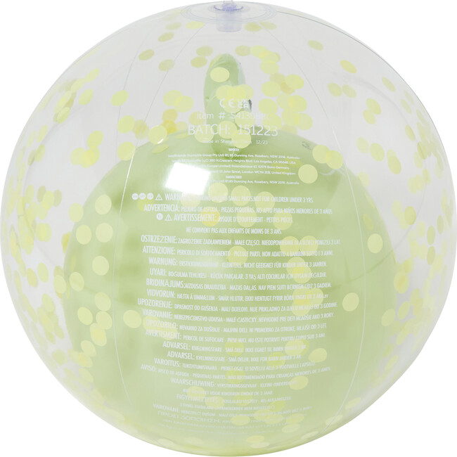 Sunnylife: 3D Inflatable Beach Ball - Cookie The Croc Light Khaki - Pool Toys - 4