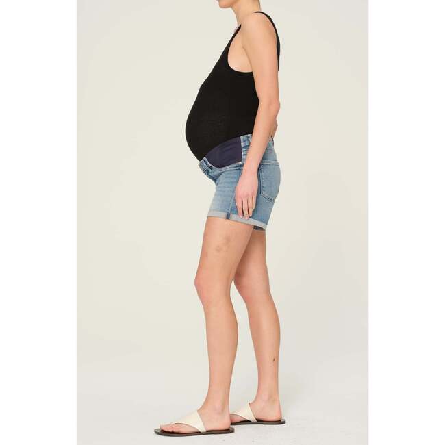 Women's Zoie Maternity Relaxed 4.5-Inch Jean Shorts, Lt Springdale Rolled - Shorts - 3