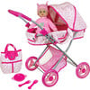 Lissi: Lissi Deluxe Doll Pram with 13" Baby Doll - Doll Accessories - 1 - thumbnail