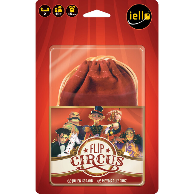 IELLO: Flip Circus - Competitive Puzzle Token & Tile Game, Ages 10+, 2 Players