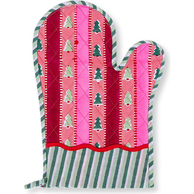 Snowwood Stripe Oven Mitt