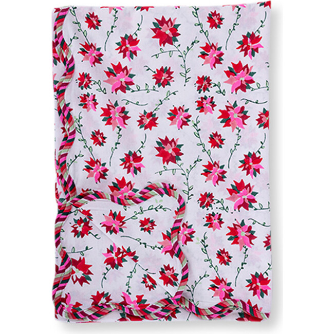 Poinsettia Tablecloth, 72 x 108