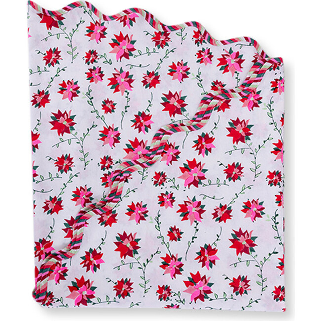 Poinsettia Round Tablecloth