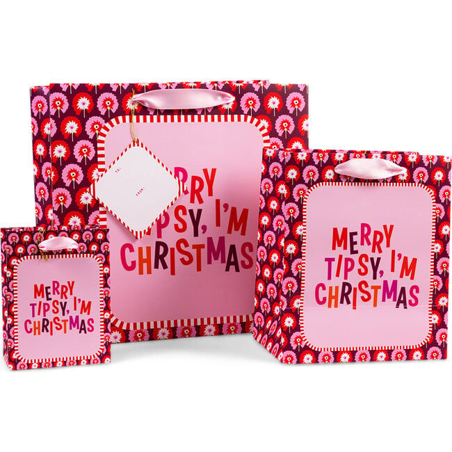 Gift Bag, Merry Tipsy - Paper Goods - 2