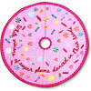 Embroidered Tree Skirt, Sugar Plums - Tree Skirts - 1 - thumbnail