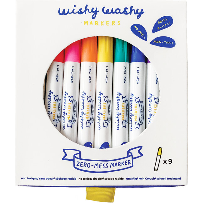 Wishy Washy Markers x 9pk Assorted Colors