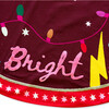 Embroidered Tree Skirt, All Is Bright - Tree Skirts - 2