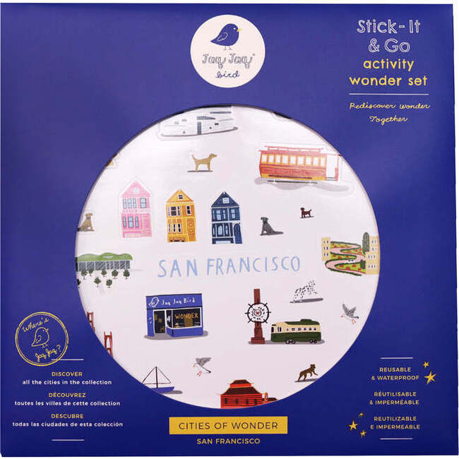 Cities of Wonder Stick-It & Go activity set - San Francisco