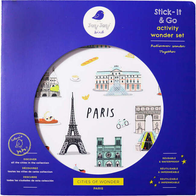 Cities of Wonder Stick-It & Go activity set - Paris