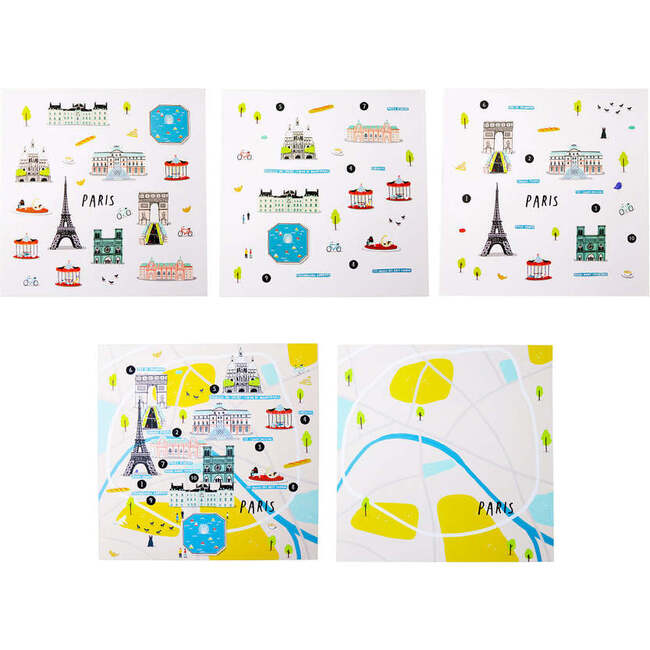 Cities of Wonder Stick-It & Go activity set - Paris - Arts & Crafts - 2