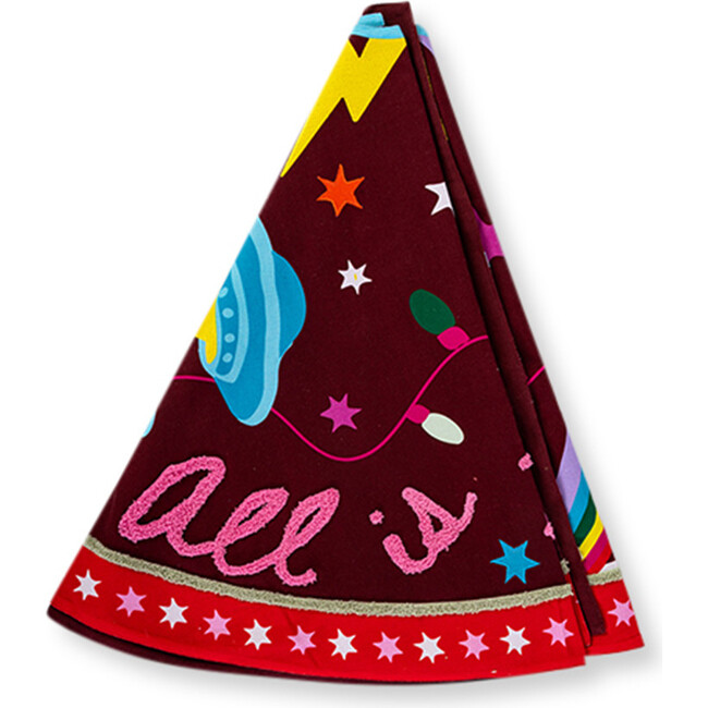 Embroidered Tree Skirt, All Is Bright - Tree Skirts - 7