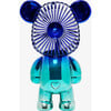 Large Rechargeable Bear Fan-Metallic Blue - Tech Toys - 1 - thumbnail