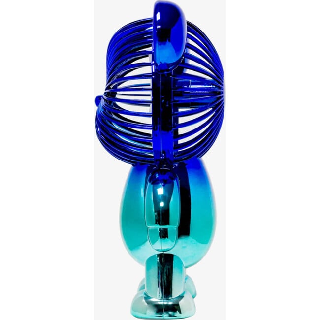 Large Rechargeable Bear Fan-Metallic Blue - Tech Toys - 3