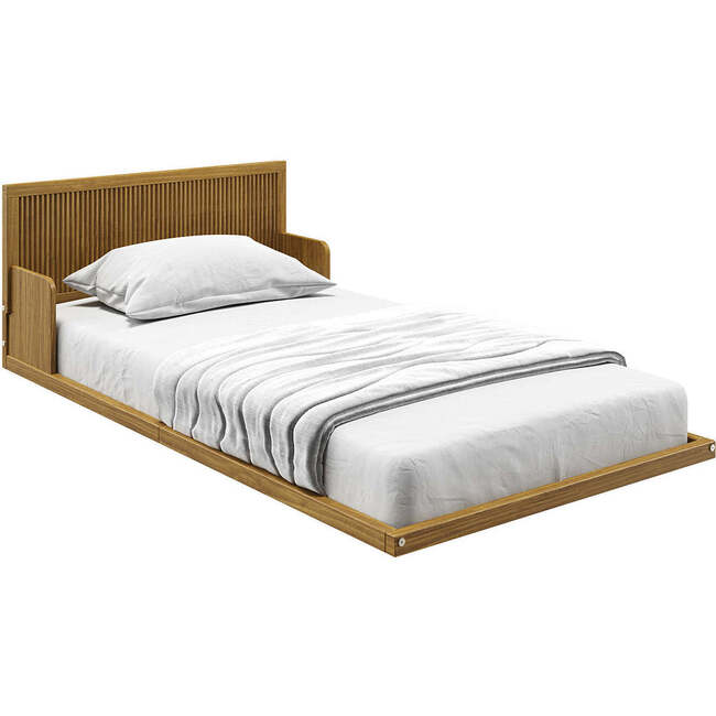 P'Kolino Reeded Wood Floor Twin Bed, Natural Oak