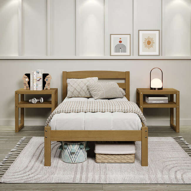 P'Kolino Urban Oak Twin Bed, Natural Oak - Beds - 5