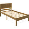 P'Kolino Reeded Wood Twin Bed, Natural Oak - Beds - 7