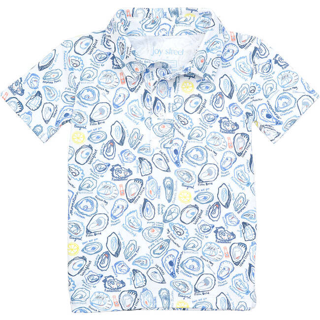 Oysters Kids Polo, Blue