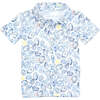 Oysters Kids Polo, Blue - Polo Shirts - 1 - thumbnail