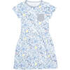 Oysters Emery Girls Play Dress, Blue - Dresses - 1 - thumbnail