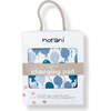 Organic Print Changing Pad Cover, Blue Balloons - Changing Pads - 1 - thumbnail