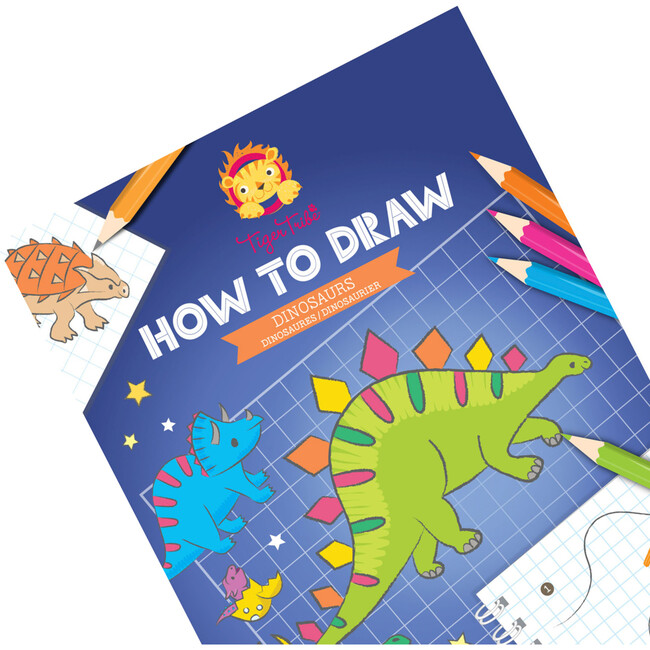 Tiger Tribe: How to Draw - Dinosaurs - Creative Artistic Set - Coloring - 3