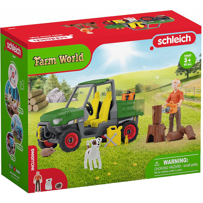 Schleich Farm World: Working In The Forest - Figurine Playset